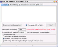 CAD DWG Drawing Protector screenshot